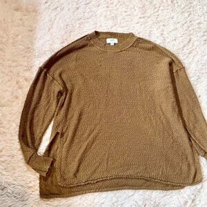 Aerie Deconstructed Oversized Slouchy Preppy Minimalist Boho Indie Crew Sweater